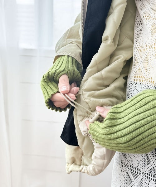 《Javaジャバコラボ》こだわり配色でスポーツMIXコーデが叶う。胸刺繍×襟配色ブルゾン jv1260213