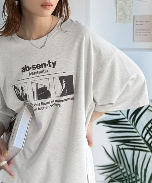 ただのTシャツで、終わらない。フォトグラフィックオーバーサイズダンボールTシャツ(半袖) ce1330075