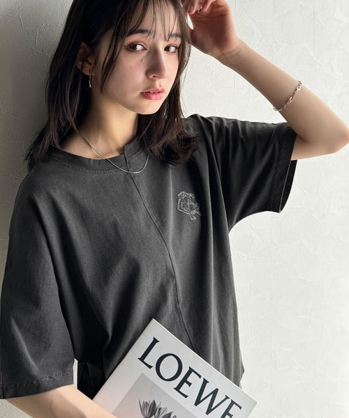 《JaVaジャバコラボ》【メンズ】綿100％!切替BODYロゴTシャツ（半袖） jm1330014