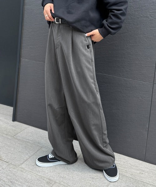 【Classical Origin】「進化系ベーシック。」セミカーブライン ワンタックスラックス／Curved Line One-Tuck Slacks co0780001