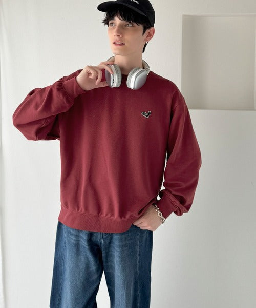 【Classical Origin】「背中で魅せる。」バック刺繍入りスウェットトレーナー（長袖）／Back Embroidery Sweat Trainer co1150043