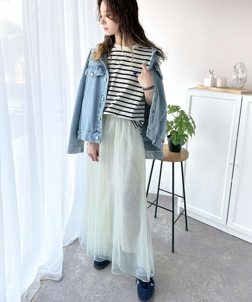 《Javaジャバコラボ》【sustaina+】大人の上級シンプル。滑らか綿100％ワンポイント刺繍Tシャツ jv1260113