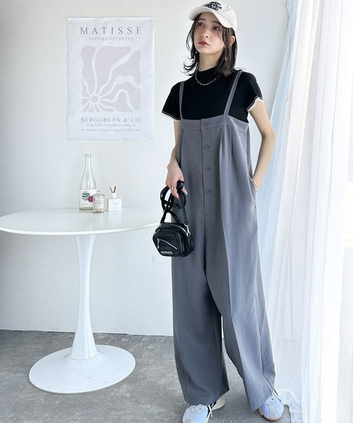 大人の洗練トップス。配色フレンチスリーブボトルネックリブニット ce1020232