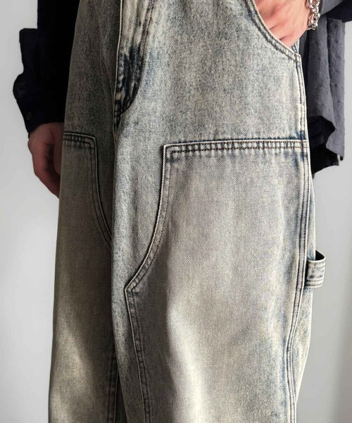 【Classical Origin】「遊び心満載。」ダブルニーワイドペインターデニム／Double Knee Wide Painter Denim co0900003