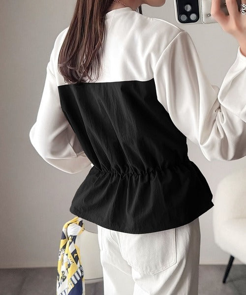 簡単おしゃれが叶う。Tシャツ×ビスチェドッキング半袖トップス ce1260345
