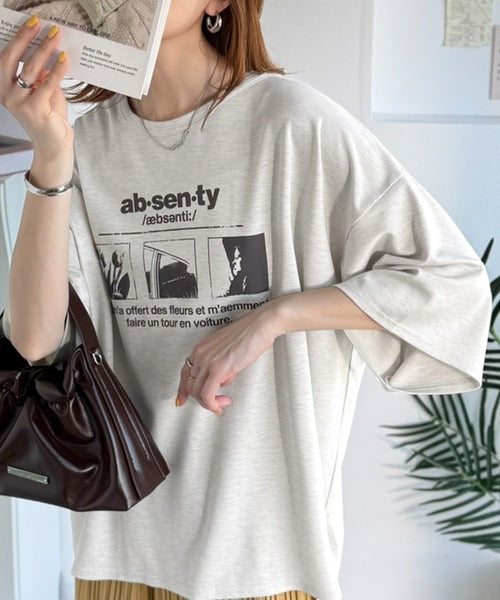 ただのTシャツで、終わらない。フォトグラフィックオーバーサイズダンボールTシャツ(半袖) ce1330075