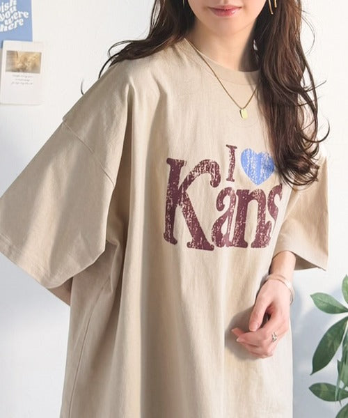 《JaVaジャバコラボ》大人カジュアルにちょうどいい。綿100％ ヴィンテージ風ハートTシャツ jv1050369
