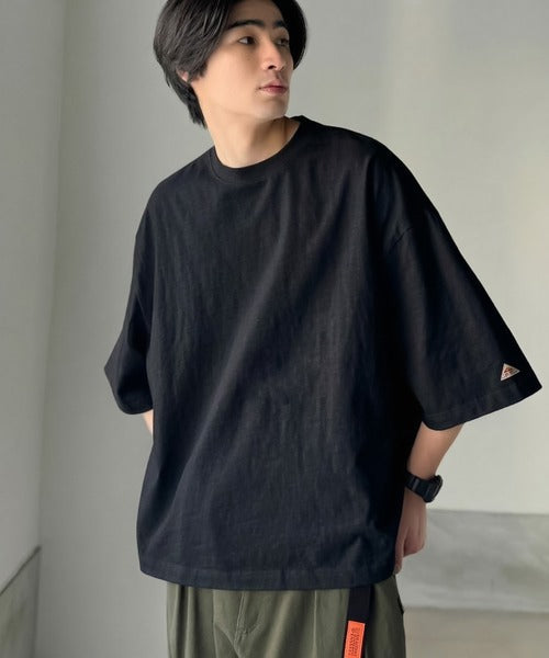 《JaVaジャバコラボ》ルーズなシルエットでこなれた抜け感を演出。綿100％ ヘビーウェイト素材 スーパーワイドTシャツ jo1320008