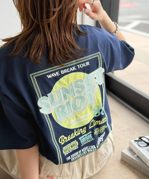 《JaVaジャバコラボ》【接触冷感機能付き】ツアーロゴ刺繍 ヘビーウェイト素材 ヘンリーネックTシャツ（半袖） jo1320023