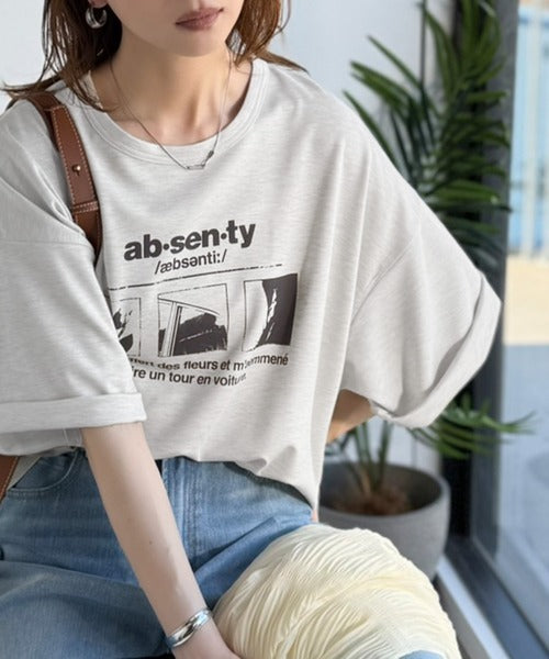 ただのTシャツで、終わらない。フォトグラフィックオーバーサイズダンボールTシャツ(半袖) ce1330075