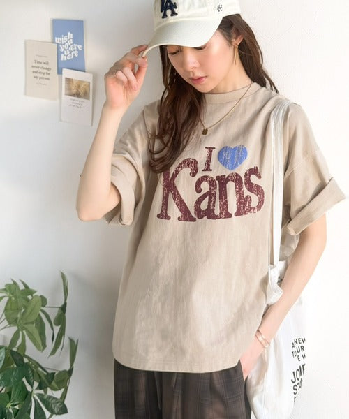 《JaVaジャバコラボ》大人カジュアルにちょうどいい。綿100％ ヴィンテージ風ハートTシャツ jv1050369