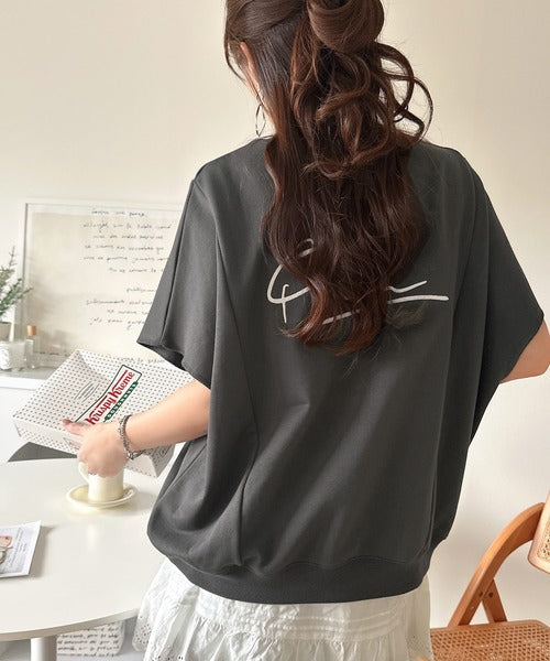 センスが光る。バック刺繍裏毛プルオーバー ce1020204