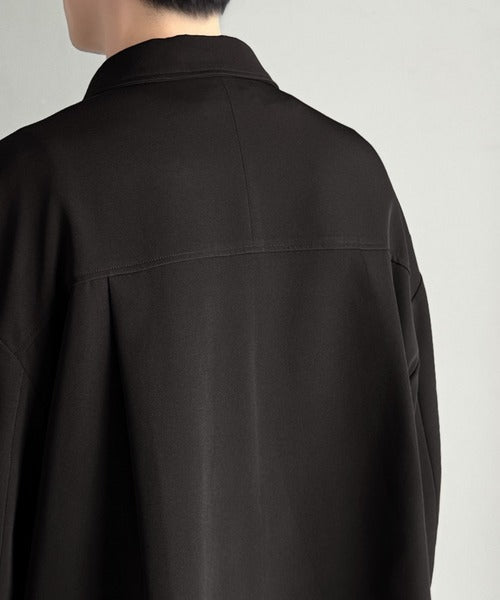 【Classical Origin】「大人の風格。」ダブルテーラードオーバーサイズジャケット/Double-breasted tailored oversized jacket ao1070184