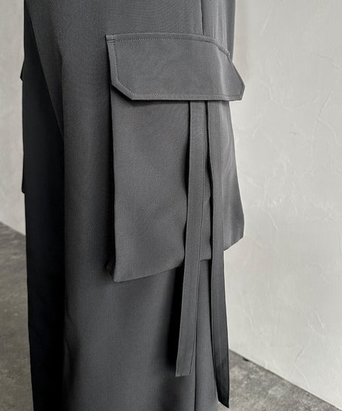 Big Pocket Parachute Wide Trousers／ビッグポケット付パラシュートワイドスラックス co1150004