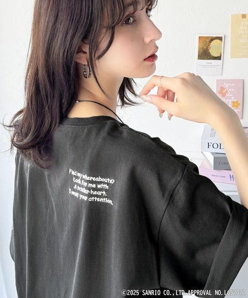 【Sanrio characters/サンリオキャラクターズ】大人可愛い！かくれんぼシリーズランダム刺繍ビッグTシャツ（半袖） ce1350003