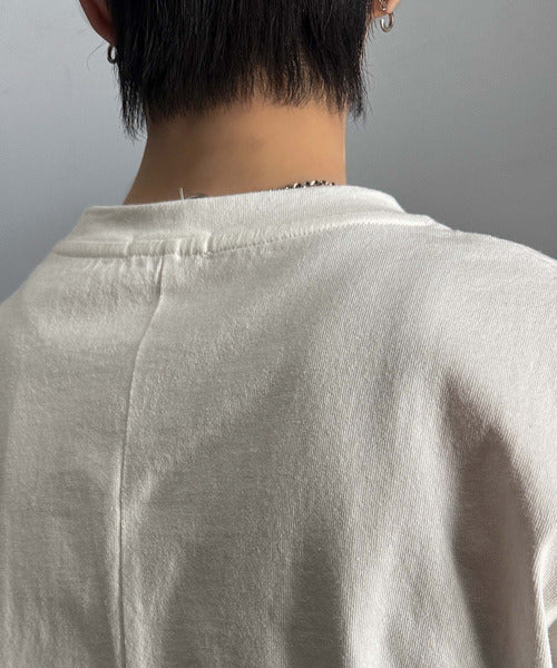 《JaVaジャバコラボ》【メンズ】綿100％!切替BODYロゴTシャツ（半袖） jm1330014