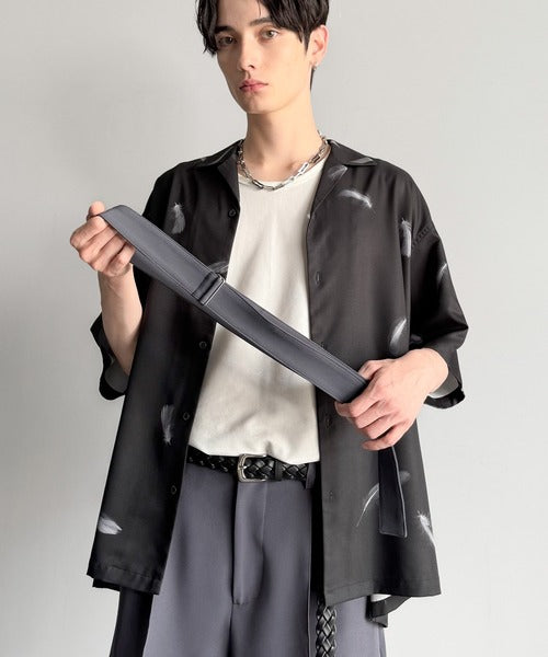 「涼やか上品。」ベルト付きルーズシルエットショートスラックス／Belted Design Loose Silhouette Short Slacks co1150020