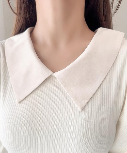 【mily bilet】愛され要素がぎゅっと盛り♪シャツ襟チェックアシメフリルドッキングロングワンピース（長袖） mi1139088