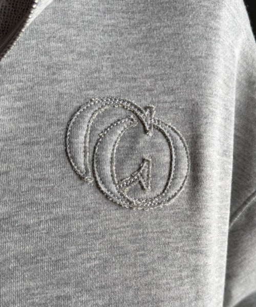 【Classical Origin】Appliqu Detail Full-Zip Hoodie／アップリケデザインフルジップパーカー co1150045