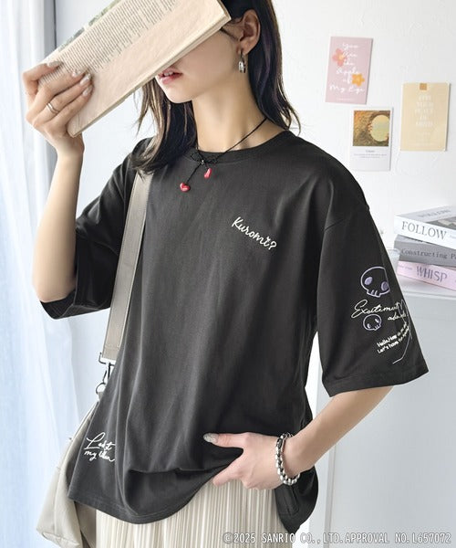 【Sanrio characters/サンリオキャラクターズ】大人可愛い！かくれんぼシリーズランダム刺繍ビッグTシャツ（半袖） ce1350003