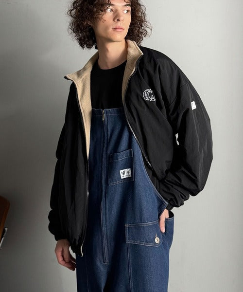 【Classical Origin】Front-Zip Loose Overalls／フロントジップ仕様ルーズオーバーオール co0780008
