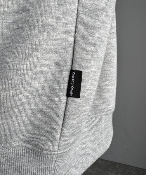 【Classical Origin】Appliqu Detail Full-Zip Hoodie／アップリケデザインフルジップパーカー co1150045