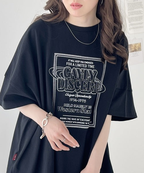 【キッズ】《JaVaジャバコラボ》親子お揃い リンクコーデできちゃう！前後2way 綿100％ロゴプリントTシャツ(半袖) jk1050136