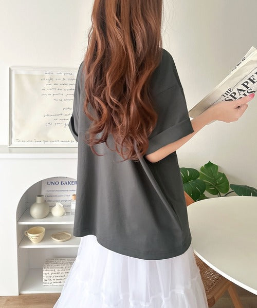 《JaVaジャバコラボ》着るだけで主役級。前後2way刺繍グラフィックオーバーサイズTシャツ jv1260547
