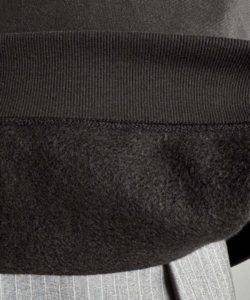 【Classical Origin】「冬の必需品。」裏起毛ロゴ使いスウェットトレーナー／Brushed Lining Logo Accents Sweatshirt co1150070