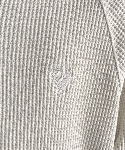 【Classical Origin】「ヘビーウェイト一択。」綿100％ワッフル素材ラグランビッグTシャツ／Cotton 100% Waffle Raglan Big T-Shirt co0780015