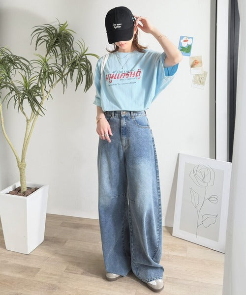 《JaVaジャバコラボ》いつものスタイルに、ちょうどいいアクセント。綿100％手書き風ハート刺繍英字キャップ jv1179082
