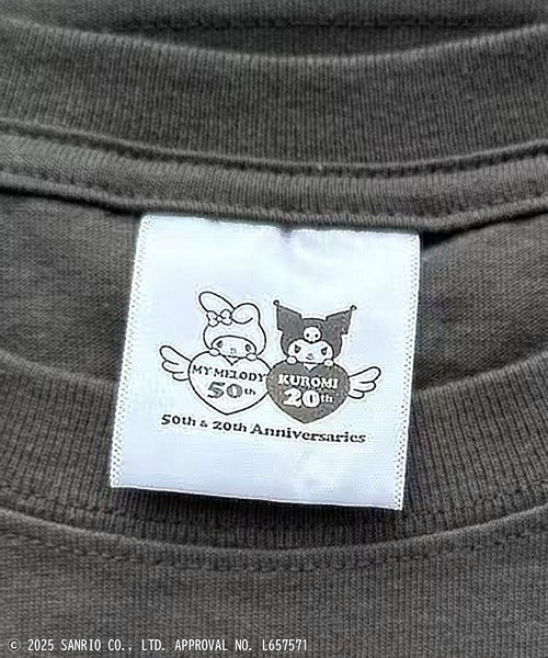 【Sanrio characters/サンリオキャラクターズ】綿100％!かわいい魅力サンリオキャラクターズ刺繍半袖Tシャツ ce1330035