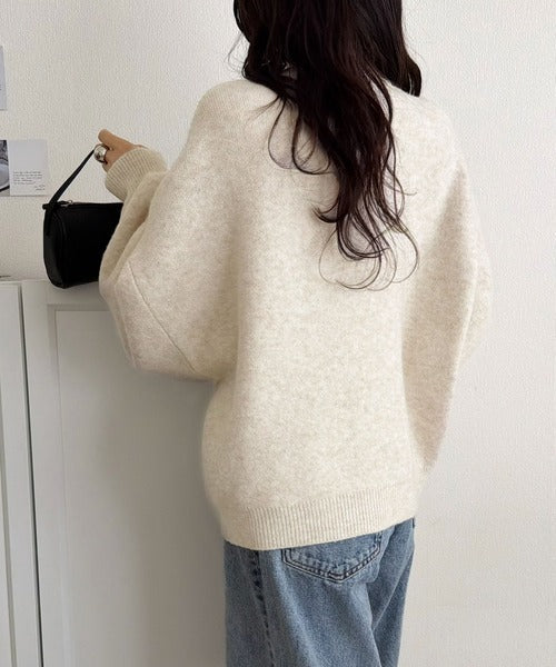 ふわふわ、やみつきニット。BIGポケットニットカーディガン（長袖） ce1380015
