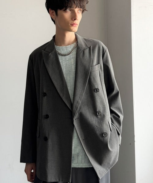 【Classical Origin】「シンプルに魅せる。」グランジモードリラックスシアープルオーバー（長袖）/Grunge Mode Relaxed Pullover co1010027