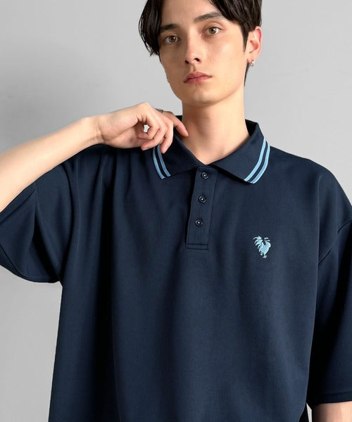 「洗練を纏う、上質な日常。」刺繍入りハイクオリティダブルフェイス素材ポロシャツ／Embroidered High-Quality Double Face Polo co1150026