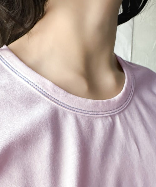 上品さが魅力。フラワープリントグラフィック刺繍Tシャツ（半袖） ce1050268