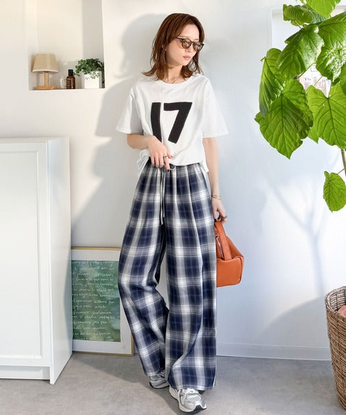 【前後2way】快適素材、立体刺繍がアクセントに♪綿100％デザインナンバリングサガラ刺繍T ce1350008