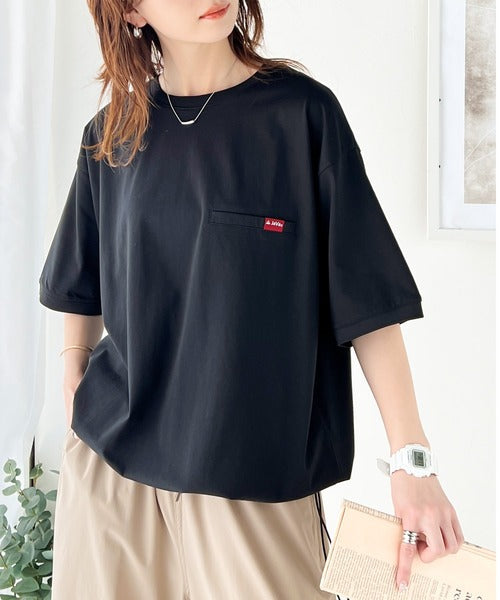 《JaVa ジャバコラボ》シンプルなのに格上げ。綿100％シルケット素材裾ドロストオーバーサイズTシャツ jv1050157