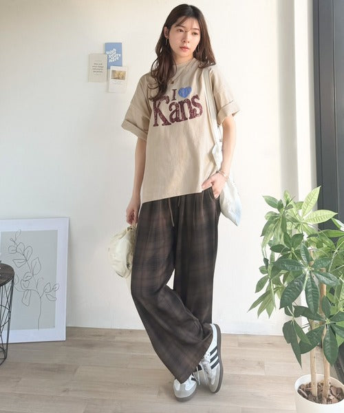 《JaVaジャバコラボ》大人カジュアルにちょうどいい。綿100％ ヴィンテージ風ハートTシャツ jv1050369