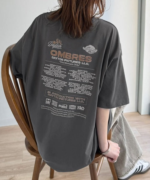 《JaVaジャバコラボ》お洒落見え抜群。大人カジュアルなゆったり半袖T。バック刺繍ビッグTEE（半袖） jv1260550