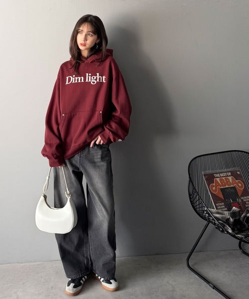 【Classical Origin】「フードの存在感。」裏起毛ロゴ＆スタッズ使いプルパーカー／Brushed Lining Logo＆Stud Accents Pullover Hoodie co1150071