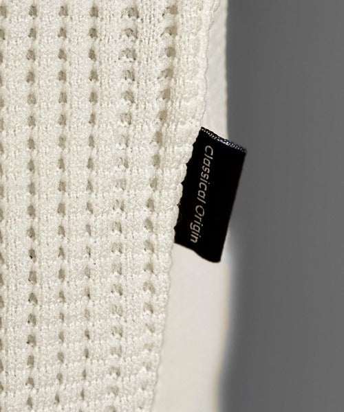 【Classical Origin】「ベーシックの必需品。」サーマルクルーネックニット/Thermal Crew Neck Knit ao1260480