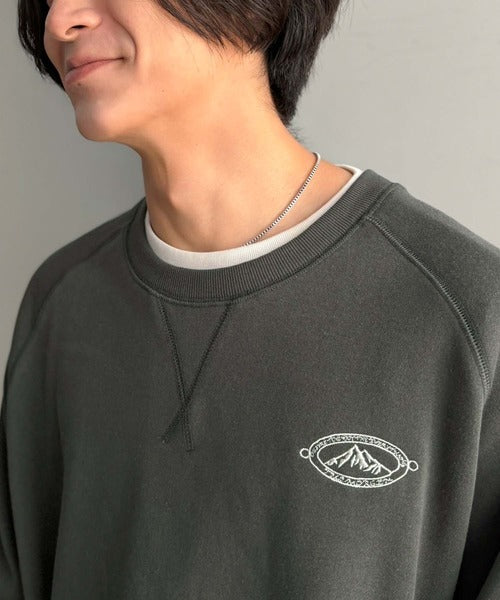 《JaVaジャバコラボ》背中で魅せる、俺。ラフに着てもサマになる。バックプリント刺繍スウェット（オーバーサイズ） jm1050404