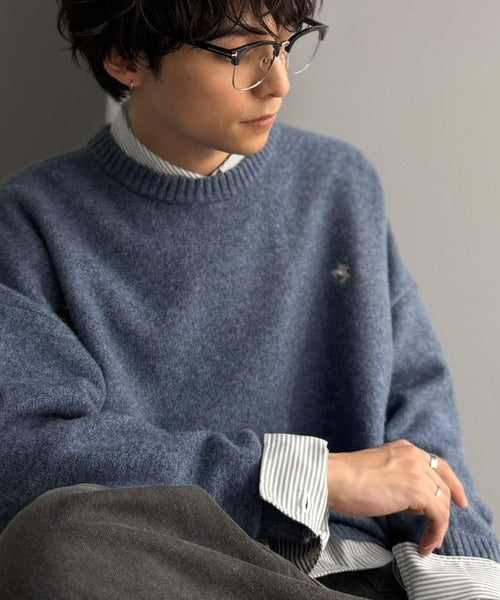 《Classical Origin》【イージーケア・吸水速乾・UVカット機能付き】レイヤードで映える。クロップド丈ブロード長袖シャツ co1150112