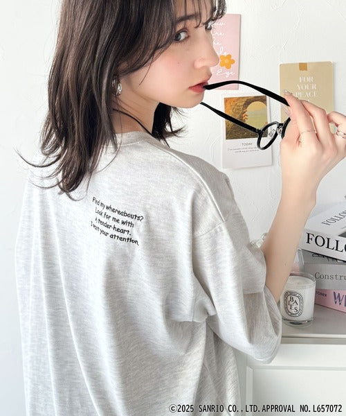 【Sanrio characters/サンリオキャラクターズ】大人可愛い！かくれんぼシリーズランダム刺繍ビッグTシャツ（半袖） ce1350003