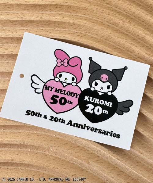 【Sanrio characters/サンリオキャラクターズ】大人可愛い推しアピール♪シルエット箔プリントTシャツ（半袖） ce1350005