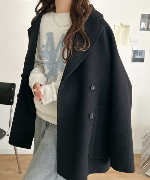 【mily bilet】ラフなシルエットに、遊び心をプラス。デニムフリンジワッペン使い裏毛スウェット(長袖)(ドットあり) mi1329132