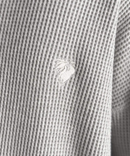 【Classical Origin】「ヘビーウェイト一択。」綿100％ワッフルクルーネックビッグTシャツ／Cotton 100% Waffle Crew Neck Big T-Shirt co0780014
