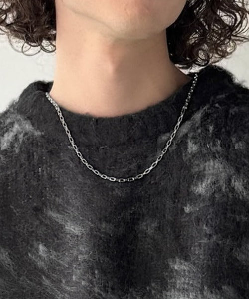 【Classical Origin】「まるで毛布。」モヘアライクシャギー素材クルーネックセーター／Mohair-Like Shaggy Knit Crew Neck Sweater co0780002
