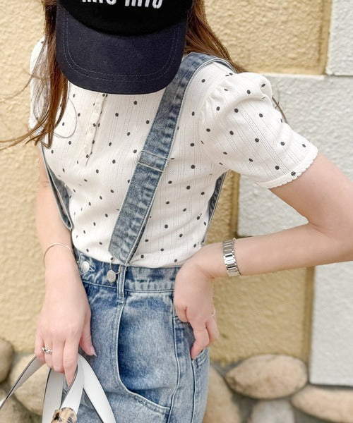 《AYA×クラシカルエルフコラボ》こなれ感漂う主役級アイテム。柄アソート針抜きリブコンパクトトップス ce1010615